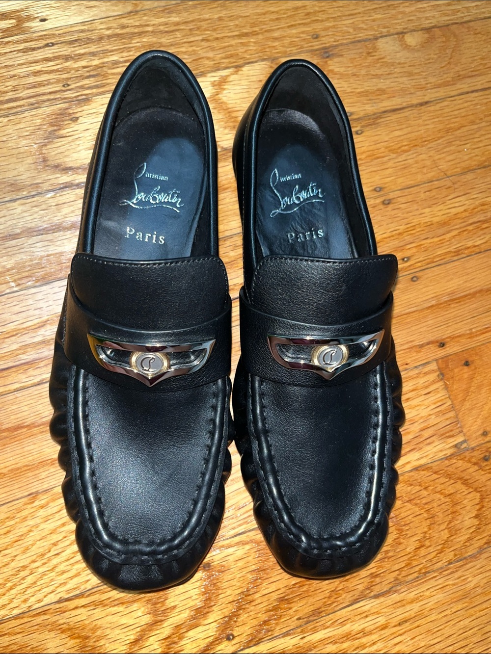 Christian Louboutin Mocallista Penny Loafer Black Size 36